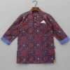 Sale Ajrakh Printed Patch Pocket Detail Kurta BOY Indian Ethnic Wear | Kurtas
