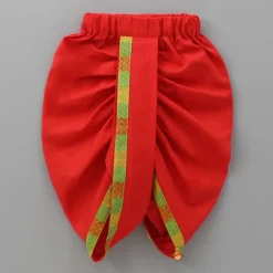 Sale Angarkha Style Yellow Kurta And Dhoti With Mukut BOY Indian Ethnic Wear | Ethnic Sets