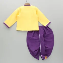 Best Angarkha Styled Front Embroidered Kurta And Dhoti BOY Indian Ethnic Wear | Ethnic Sets