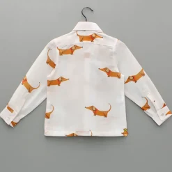 Best Animal Printed White Shirt BOY Shirts & Tees
