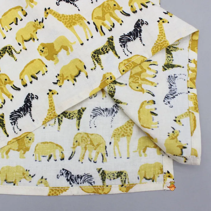 Outlet Animals Printed Top And Pyjama BOY Sleep Wear | Sleepwear
