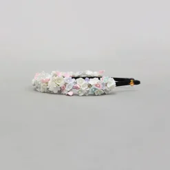 Sale Artificial Flowers Embellished Hairband Hair Accessories | Hair Bands