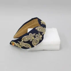 Hot Artificial Stones Embroidered Hairband Hair Accessories | Hair Bands
