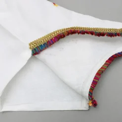 Clearance Asymmetric Multicolour Embroidered Top With Palazzo Ethnic Wear | Palazzos & Shararas