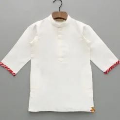 Fashion Bandhani Printed Kurta With Red Jacket And Leheriya Dhoti BOY Indian Ethnic Wear | Ethnic Sets