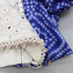 Clearance Bandhani Printed Stylish Blue Top And Sharara Ethnic Wear | Palazzos & Shararas
