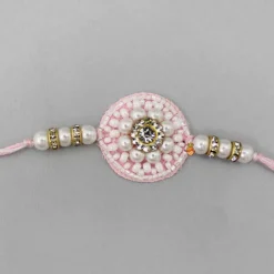 New Beaded Pink Rakhi BOY Rakhis | Rakhis