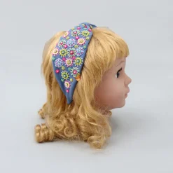 Sale Beads Hand Embroidered Knot Detail Blue Hair Band Hair Accessories | Hair Bands