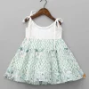 Clearance Beads Hand Embroidered Yoke Tie Up Straps Dress Twinning Sets | Dresses & Sets