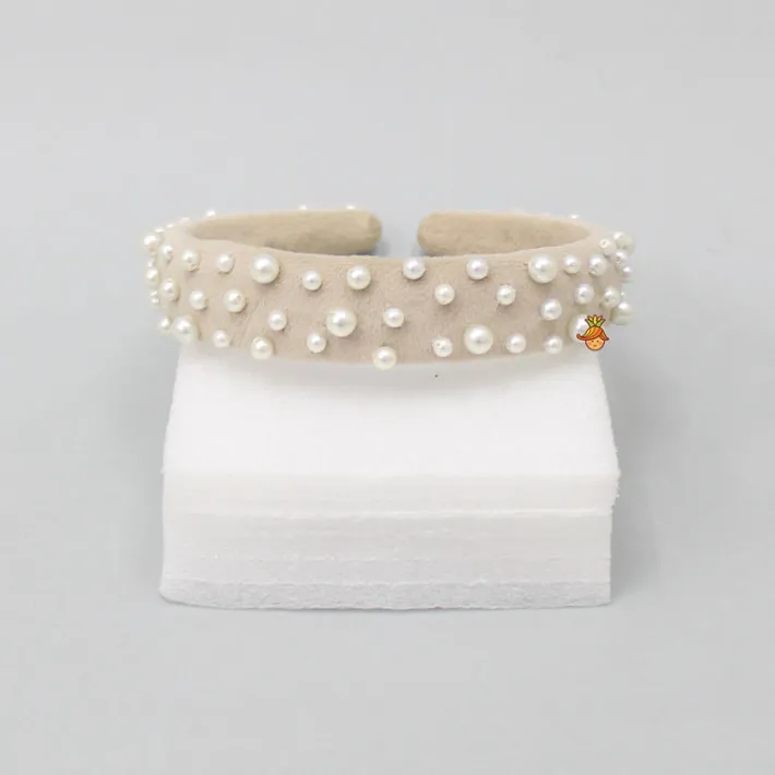 Outlet Beautiful Beige Hair Band Hair Accessories | Hair Bands