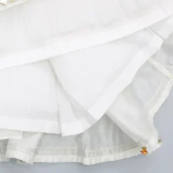 Outlet Beautiful Handcrafted Sleeveless Top And Lehenga With Matching Organza Dupatta Ethnic Wear | Lehengas & Ghagras