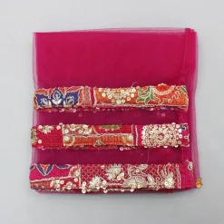 Clearance Beautiful Heavy Thread Embroidered Top With Dual Toned Lehenga And Dupatta With Hair Clip Ethnic Wear | Lehengas & Ghagras