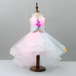 Clearance Beautiful High Low Butterfly Halter Neck Dress Dresses & Sets | Dresses