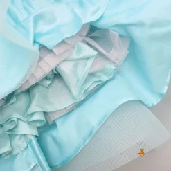Outlet Beautiful Sequined Puff Sleeves Ruffle Dress With Bowie Head Band Dresses & Sets | Dresses