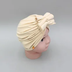 Clearance Beige Head Band With Knotted Bows Hair Accessories | Head Bands