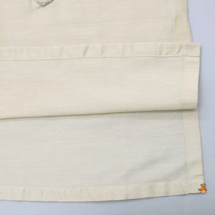 Hot Beige Kurta And Stylish Jacket With Dhoti BOY Indian Ethnic Wear | Ethnic Sets