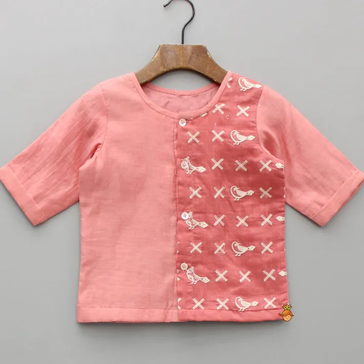 Outlet Bird Embroidered Top And Pyjama BOY Baby Essentials | Infant Clothing