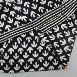Hot Black And White Angrakha Kurti With Dhoti Twinning Sets | Ethnic Wear