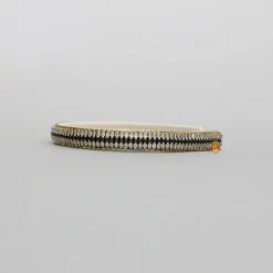 Fashion Black And White Artificial Stones Embellished Hairband Hair Accessories | Hair Bands