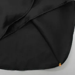 Fashion Black Crop Top With Sequined Scalloped Cape And Dhoti Style Skirt Ethnic Wear | Dhotis & Patialas