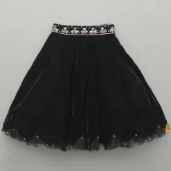 Fashion Black Embellished Top With Attached Dupatta And Lehenga Ethnic Wear | Lehengas & Ghagras