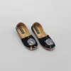 Discount Black Embroidered Jutti BOY Shoes