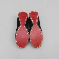 Discount Black Embroidered Jutti BOY Shoes
