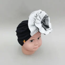Outlet Black Head Band With Dual Tone Decorative Flower Hair Accessories | Head Bands