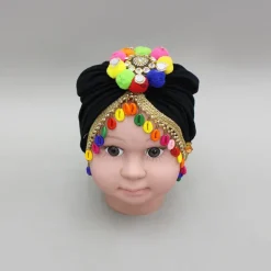 Hot Black Muticolour Embellished Head Band Hair Accessories | Head Bands