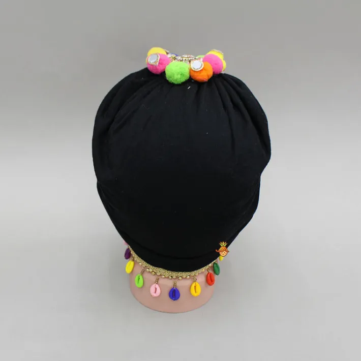 Hot Black Muticolour Embellished Head Band Hair Accessories | Head Bands