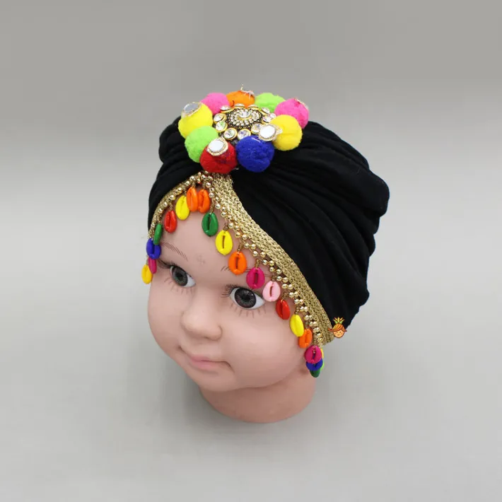 Hot Black Muticolour Embellished Head Band Hair Accessories | Head Bands