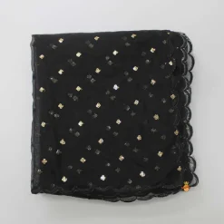 Best Black Organza Dupatta With Booti Work Ethnic Wear
