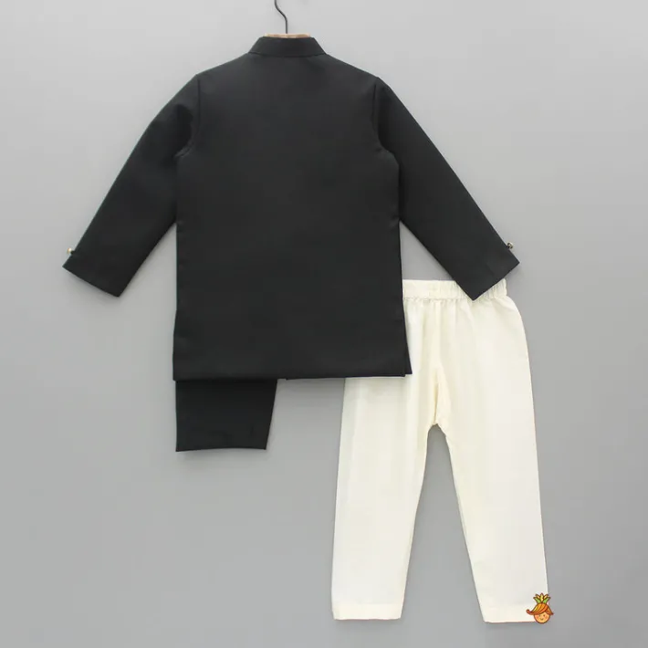 Best Black Stylish Embellished Sherwani And Pyjama BOY Indian Ethnic Wear | Sherwani Sets