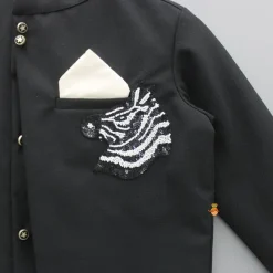 Best Black Stylish Embellished Sherwani And Pyjama BOY Indian Ethnic Wear | Sherwani Sets
