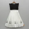 Online Black Top With Pleats Detailing And Pleated Lehenga Twinning Sets | Ethnic Wear