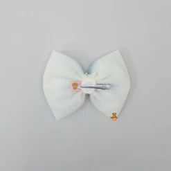 Discount Blue And White Net Dual Bowie Hair Clip Hair Accessories | Hair Clips