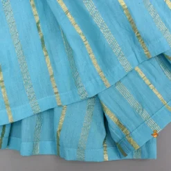 Discount Blue Embellished Kurti And Pant With Dupatta Twinning Sets | Ethnic Wear