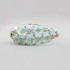 New Blue Embroidered Hairband Hair Accessories | Hair Bands