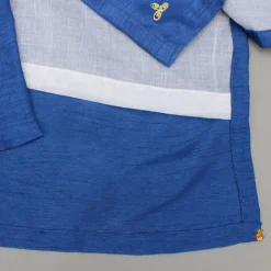 Sale Blue Embroidered Kurta And Pyjama BOY Indian Ethnic Wear | Ethnic Sets