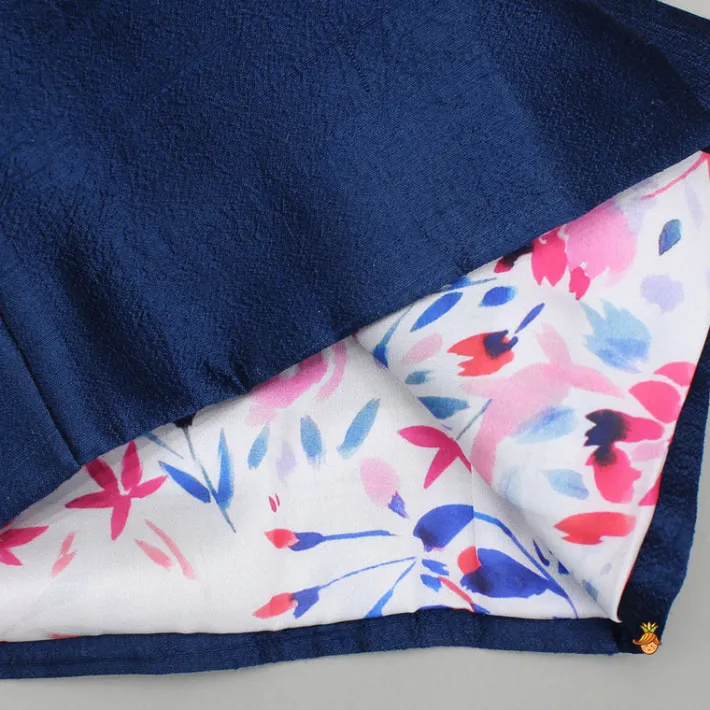 Fashion Blue Embroidered Sherwani And Pyjama BOY Indian Ethnic Wear | Sherwani Sets
