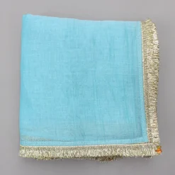 Outlet Blue Embroidered Strappy Kurti And Tiered Sharara With Dupatta Ethnic Wear | Palazzos & Shararas