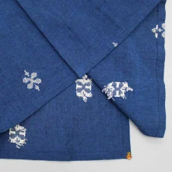 Discount Blue Gota Lace Work Placket Kurta And Pyjama BOY Indian Ethnic Wear | Ethnic Sets