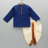 Best Blue Kurta And Beige Dhoti BOY Twinning Sets | Indian Ethnic Wear