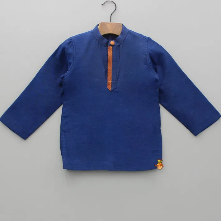 Best Blue Kurta And Beige Dhoti BOY Twinning Sets | Indian Ethnic Wear