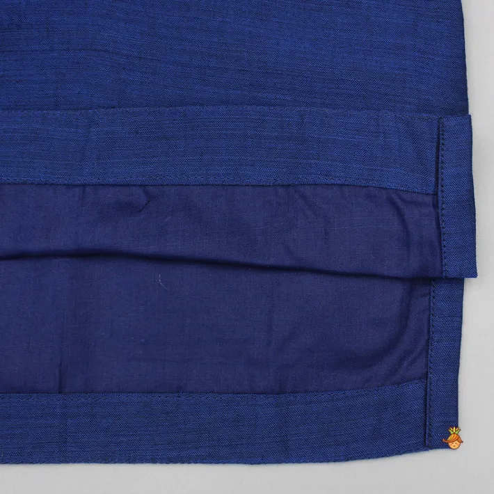 Best Blue Kurta And Beige Dhoti BOY Twinning Sets | Indian Ethnic Wear