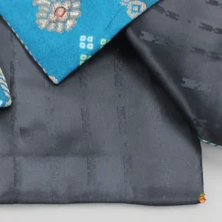 Hot Blue Printed And Embroidered Jacket BOY Indian Ethnic Wear | Ethnic Jackets