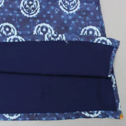 Online Blue Printed Sequins Embroidered Kurta And Pyjama BOY Indian Ethnic Wear | Ethnic Sets