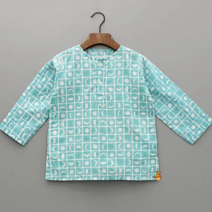 Online Blue Printed Top And Pyjama BOY Sleep Wear | Sleepwear