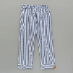Fashion Blue Stripe Notch Collar Sleepwear BOY Sleep Wear | Sleepwear