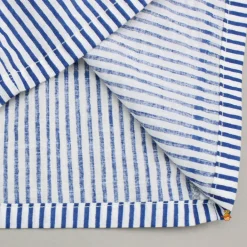 Fashion Blue Stripe Notch Collar Sleepwear BOY Sleep Wear | Sleepwear
